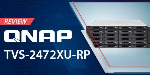 Análise completa do Hybrid storage TVS-2472XU-RP Qnap