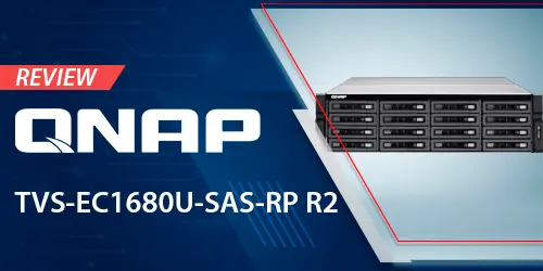 Storage NAS para virtualização TVS-EC1680U-SAS-RP R2 Qnap