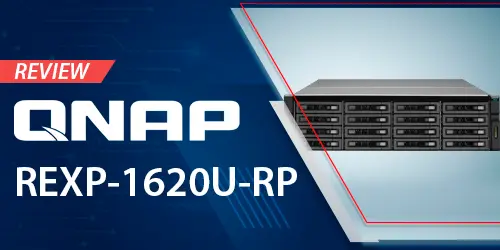 Análise do rackmount storage DAS REXP-1620U-RP Qnap