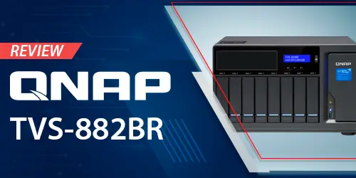 Análise do storage NAS para 8 hard disks TVS-882BR Qnap