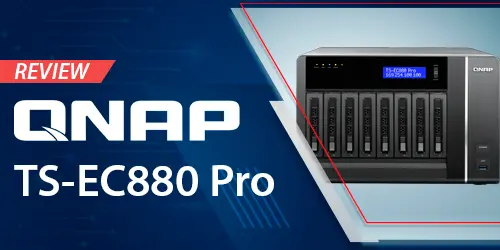 Análise do storage NAS para backup TS-EC880 Pro Qnap