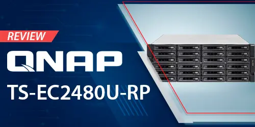 Avaliação do NAS 24-bay storage TS-EC2480U-RP Qnap