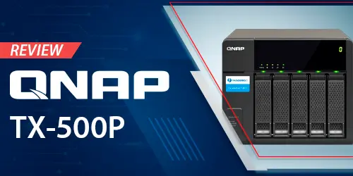 Avaliação do desktop storage JBOD TX-500P Qnap