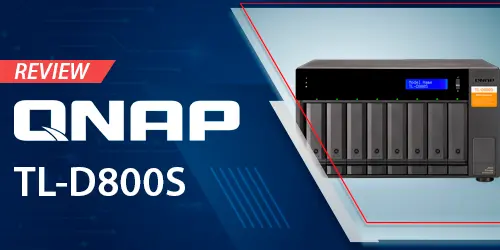 Avaliação do JBOD storage NAS TL-D800S Qnap