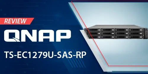 Avaliação do server NAS para discos SAS TS-EC1279U-SAS-RP Qnap