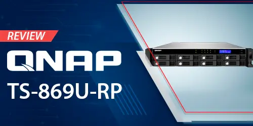 Review do servidor NAS para 8 discos TS-869U-RP Qnap