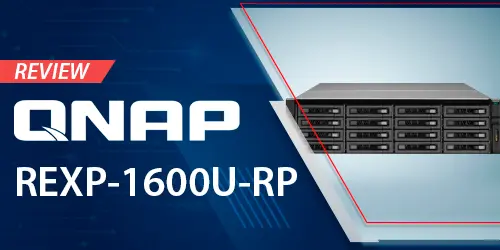 Avaliação do storage NAS JBOD rackmount REXP-1600U-RP Qnap