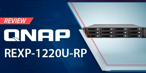 Avaliação do storage NAS para rack REXP-1220U-RP Qnap