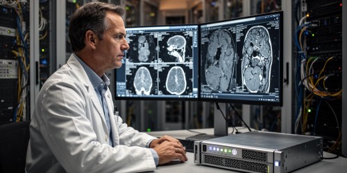 Como fazer backup dos exames de imagens de radiologia?