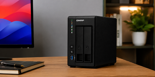 NAS 2-bay: seu home NAS pronto para o trabalho