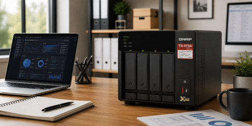 Qnap TS-473A: NAS 4 baias para pequenas empresas