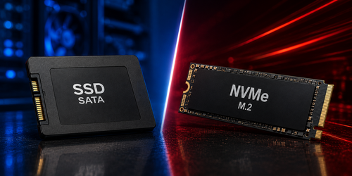 Quais são as diferenças entre os módulos SSD SATA e os NVMe?