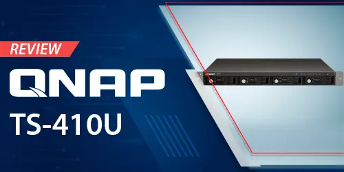Review do storage NAS 4 baias rackmount TS-410U Qnap