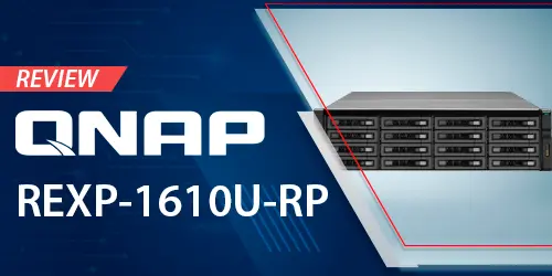 Review do direct storage JBOD REXP-1610U-RP Qnap
