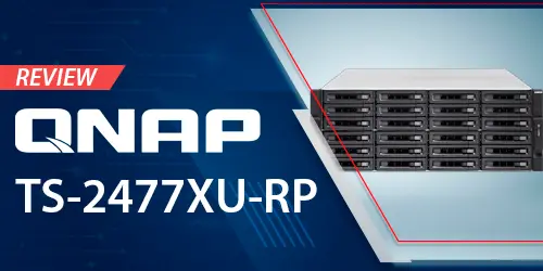 Review do storage NAS 24 bay rackmount TS-2477XU-RP Qnap