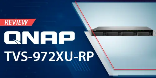 Review do rackmount NAS para SSD TVS-972XU-RP Qnap