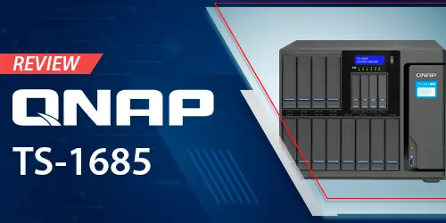 Review do servidor NAS 12 baias desktop SATA TS-1685 Qnap