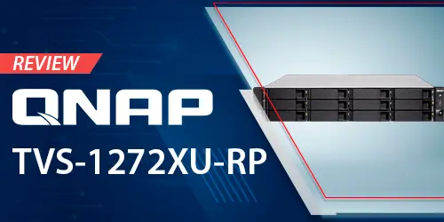 Review do Storage NAS 12 baias rackmount TVS-1272XU-RP Qnap