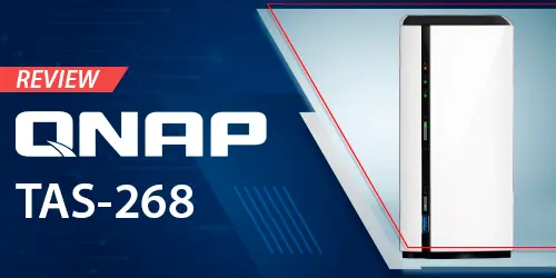 Review do storage NAS doméstico 2 baias SATA TAS-268 Qnap