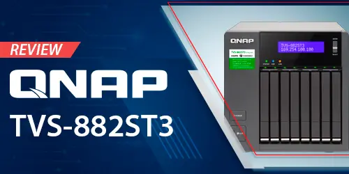 Review do storage NAS para SSD TVS-882ST3 Qnap