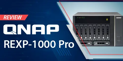 Review do storage server 10 bay REXP-1000 Pro Qnap