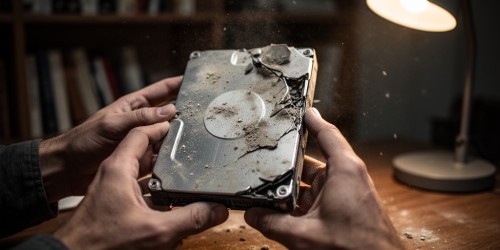 Quais principais riscos de fazer backup em HD externo?