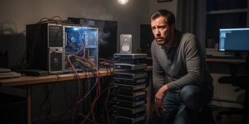 Perigos ao montar um servidor improvisado para dados residenciais